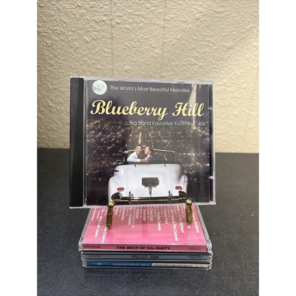 Lot of 4 CDs~The Best of the 50s~Blueberry Hill~12 Classic Songs~The Big Bands o